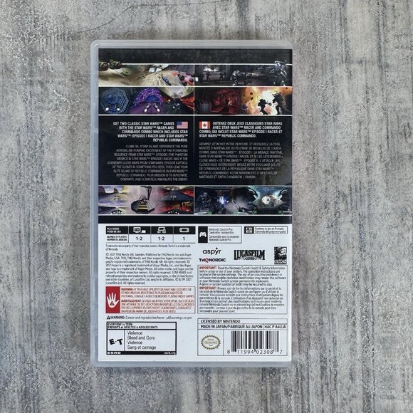 Star Wars Racer And Commando Combo - Nintendo switch - Case ONLY / No GAME - Picture 2 of 3